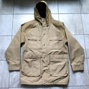 WOOLRICH Mens Medium Tan Parka Military Jacket